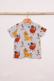 FOX תינוקות בנים חולצה מארז 2 חולצות מלך האריות דיסני מארז 2 חולצות מלך האריות דיסני