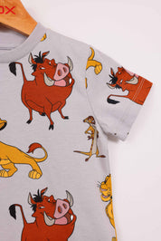 FOX תינוקות בנים חולצה מארז 2 חולצות מלך האריות דיסני מארז 2 חולצות מלך האריות דיסני