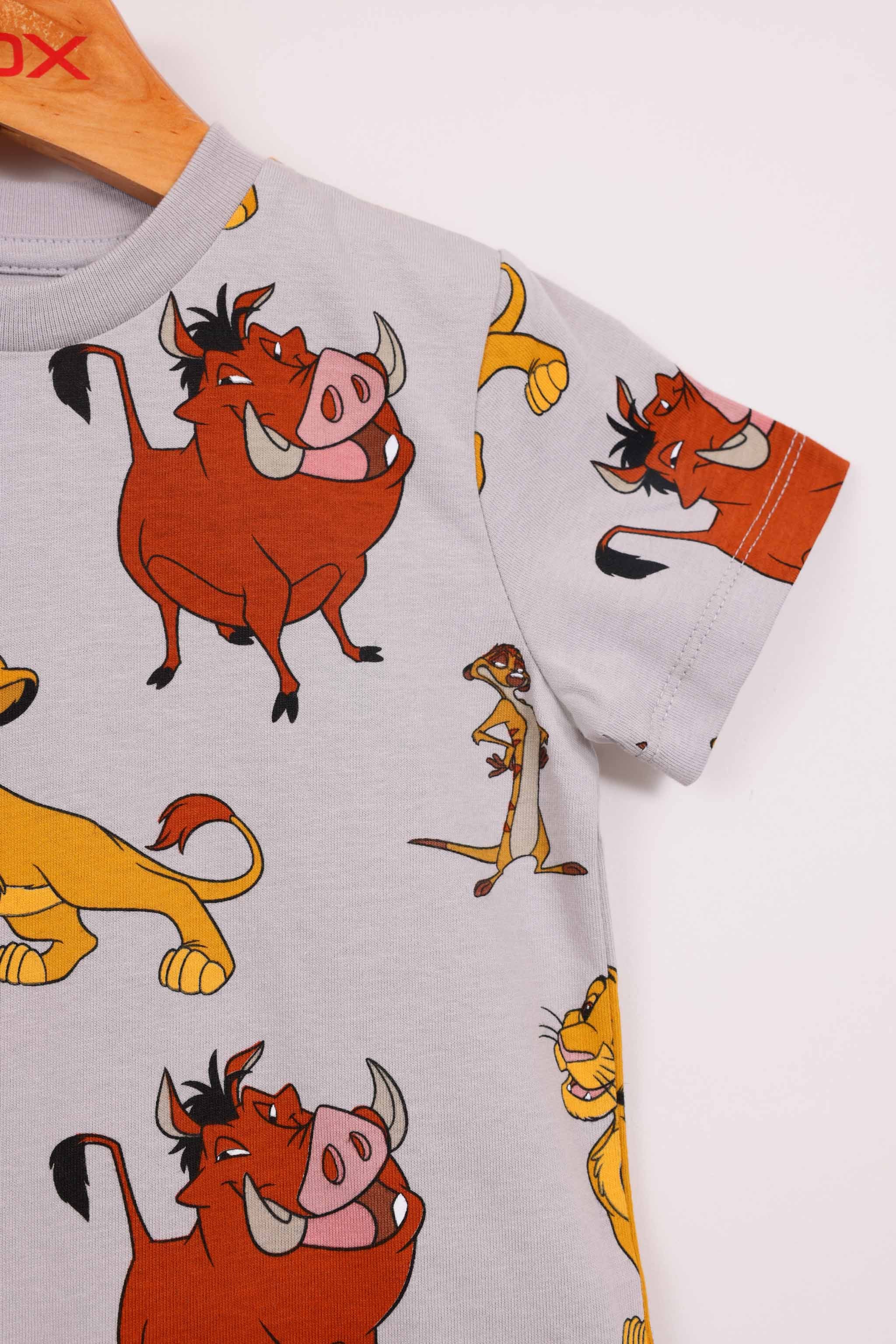 FOX תינוקות בנים חולצה מארז 2 חולצות מלך האריות דיסני מארז 2 חולצות מלך האריות דיסני