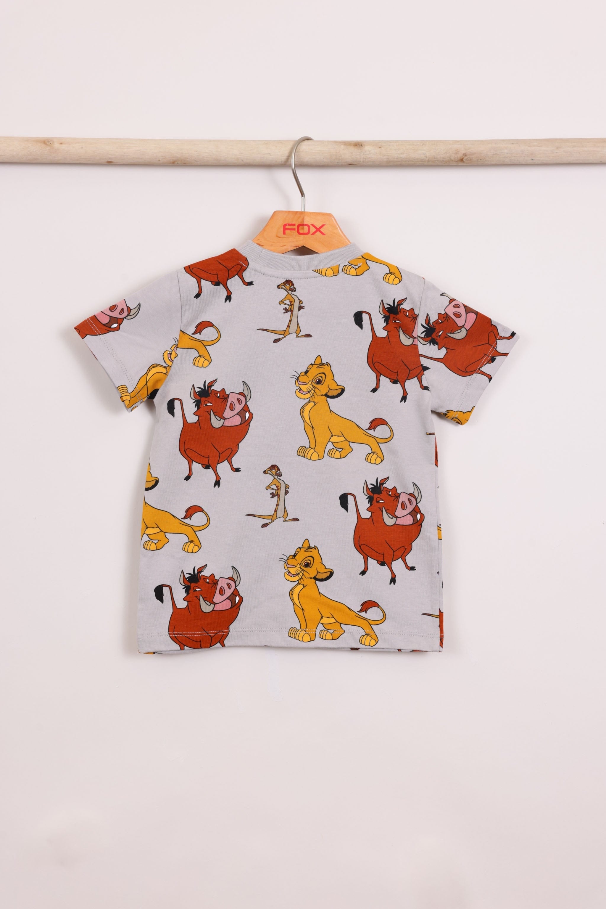 FOX תינוקות בנים חולצה מארז 2 חולצות מלך האריות דיסני מארז 2 חולצות מלך האריות דיסני