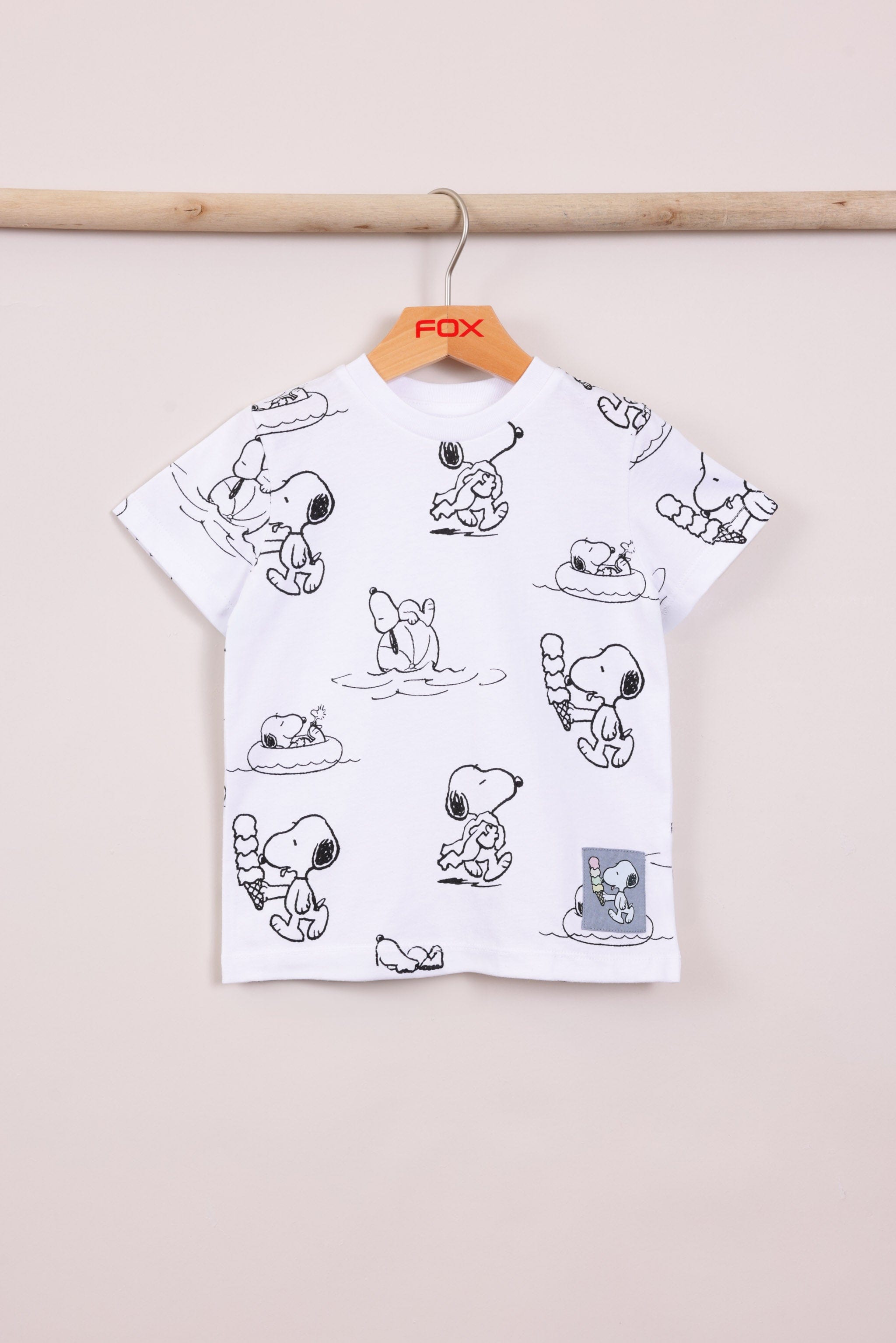 FOX תינוקות בנים חולצה מארז 2 חולצות ממותגות סנופי מארז 2 חולצות ממותגות סנופי