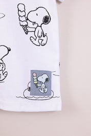 FOX תינוקות בנים חולצה מארז 2 חולצות ממותגות סנופי מארז 2 חולצות ממותגות סנופי