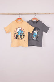 FOX תינוקות בנים חולצה מארז 2 חולצות ממותגות דרדסים מארז 2 חולצות ממותגות דרדסים