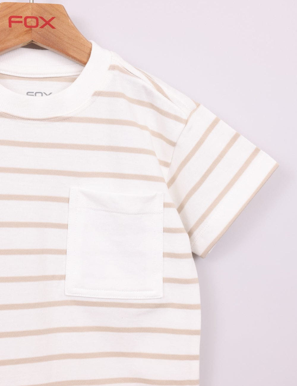 FOX תינוקות בנים חולצה חולצת פסים עם כיס חולצת פסים עם כיס