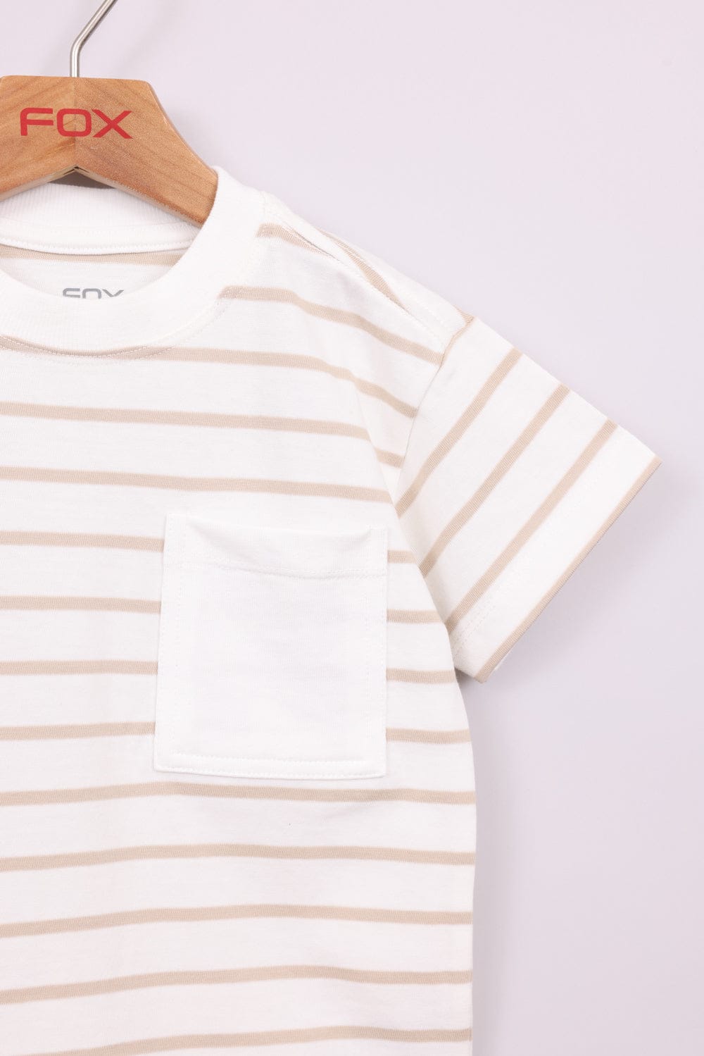 FOX תינוקות בנים חולצה חולצת פסים עם כיס חולצת פסים עם כיס