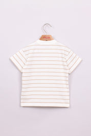 FOX תינוקות בנים חולצה חולצת פסים עם כיס חולצת פסים עם כיס