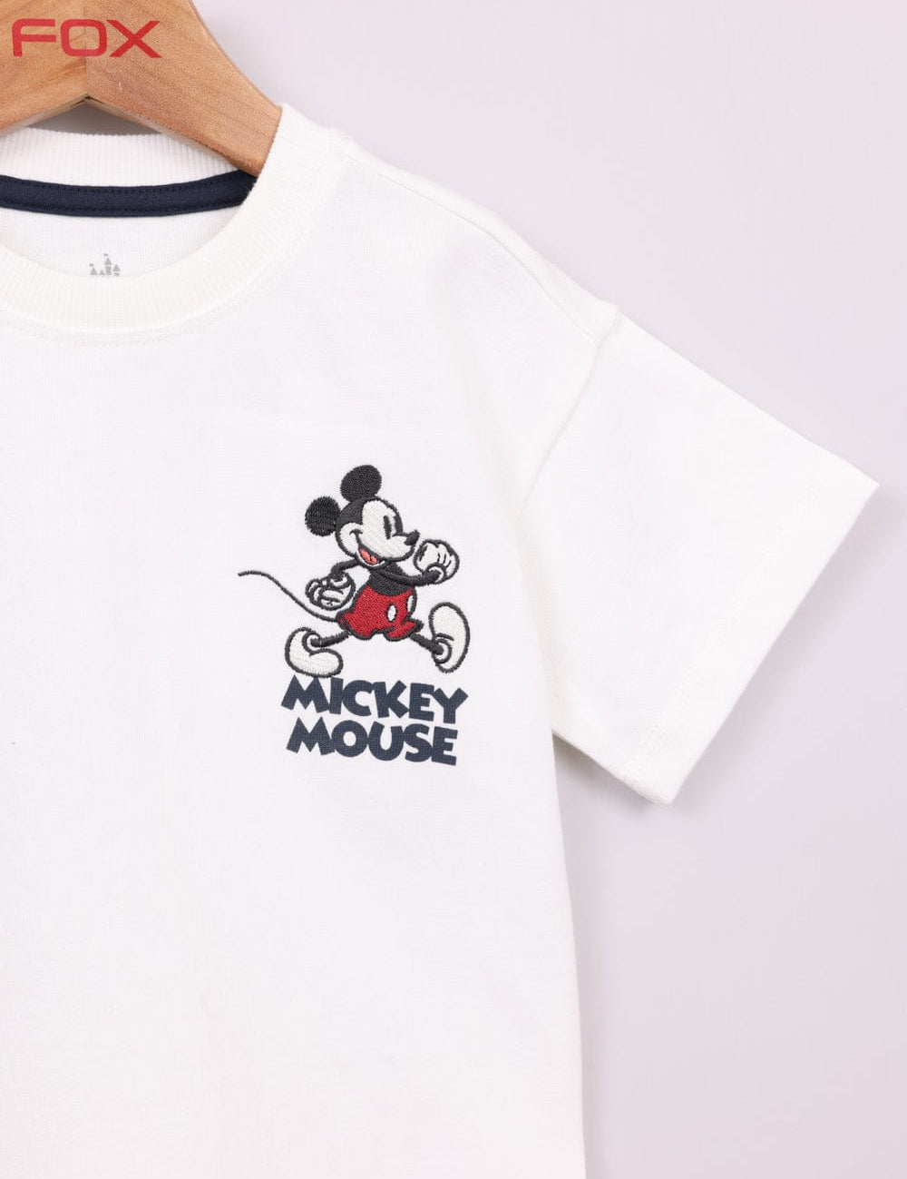 FOX תינוקות בנים חולצה חולצה ממותגת מיקי מאוס דיסני חולצה ממותגת מיקי מאוס דיסני