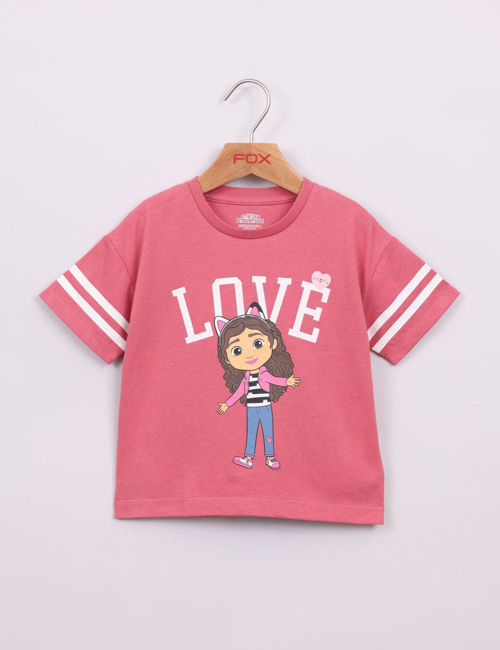 FOX תינוקות בנות חולצה חולצה ממותגת ב.הבובות של גבי חולצה ממותגת ב.הבובות של גבי