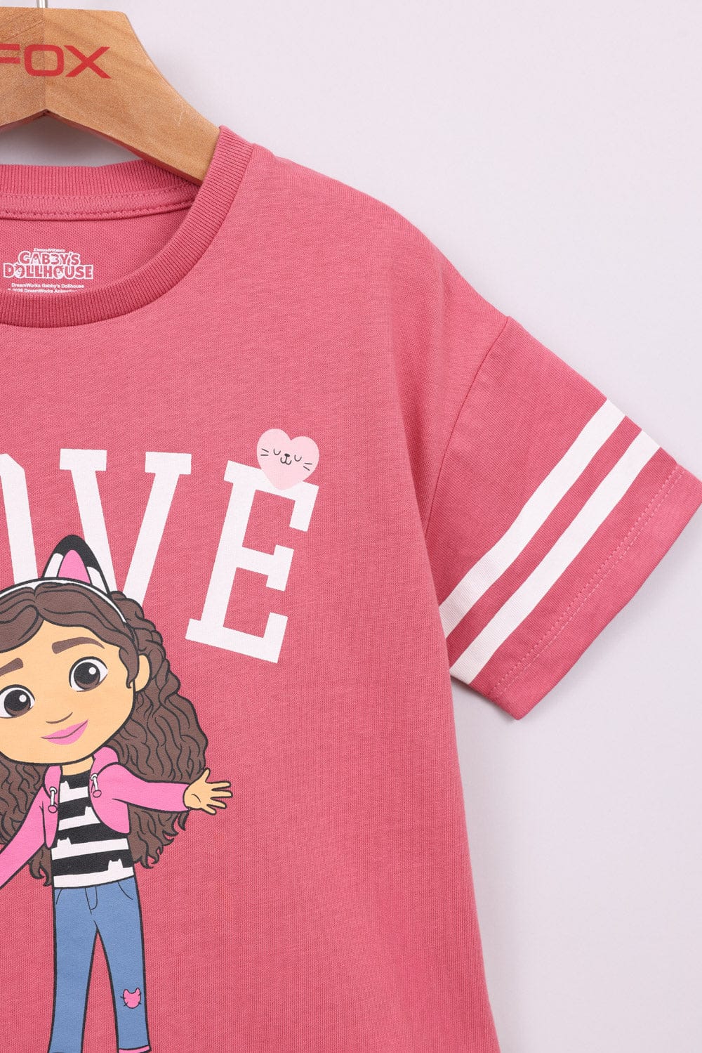 FOX תינוקות בנות חולצה חולצה ממותגת ב.הבובות של גבי חולצה ממותגת ב.הבובות של גבי