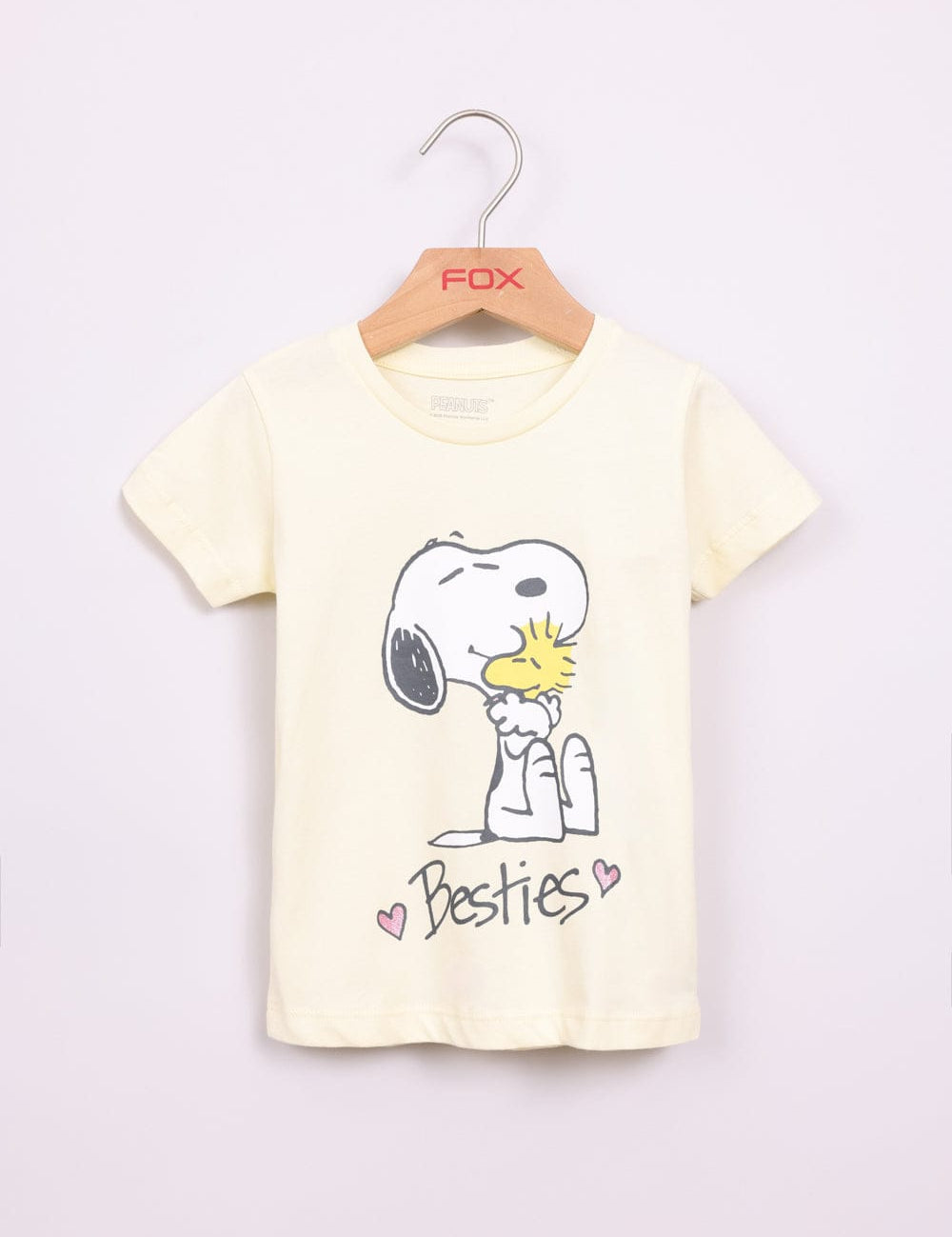 FOX תינוקות בנות חולצה חולצה ממותגת סנופי חולצה ממותגת סנופי