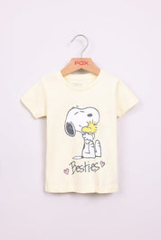 FOX תינוקות בנות חולצה חולצה ממותגת סנופי חולצה ממותגת סנופי