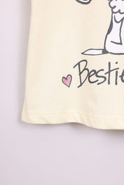 FOX תינוקות בנות חולצה חולצה ממותגת סנופי חולצה ממותגת סנופי