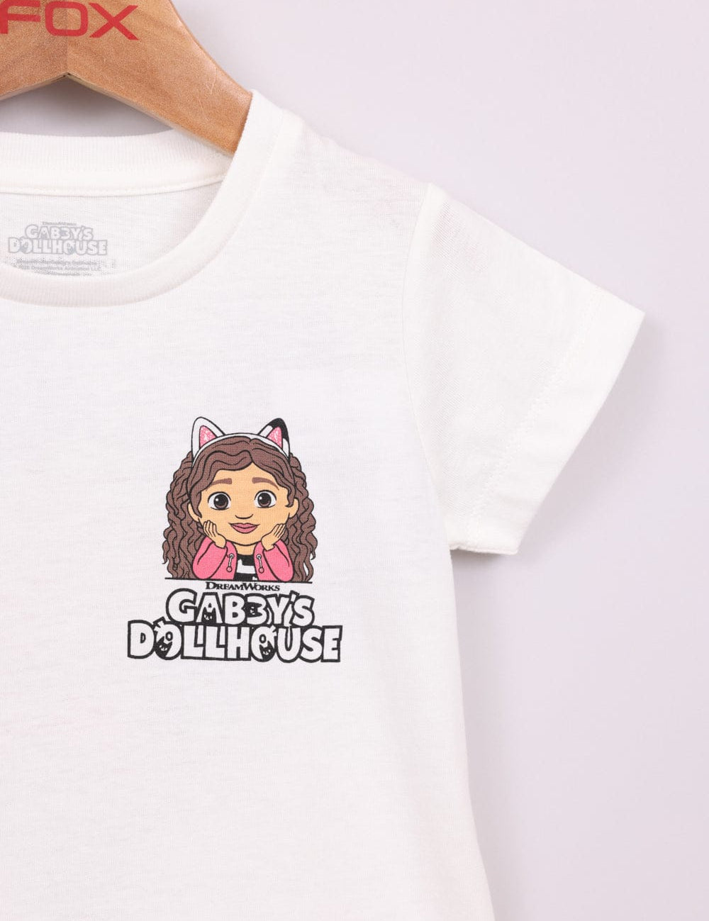 FOX תינוקות בנות חולצה חולצה ממותגת ב.הבובות של גבי חולצה ממותגת ב.הבובות של גבי