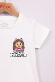 FOX תינוקות בנות חולצה חולצה ממותגת ב.הבובות של גבי חולצה ממותגת ב.הבובות של גבי