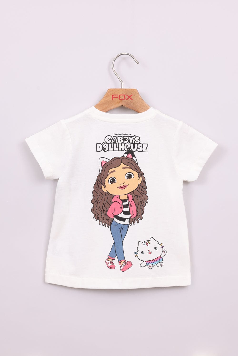 FOX תינוקות בנות חולצה חולצה ממותגת ב.הבובות של גבי חולצה ממותגת ב.הבובות של גבי