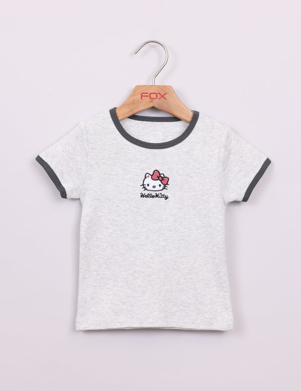 FOX תינוקות בנות חולצה חולצה ממותגת הלו קיטי חולצה ממותגת הלו קיטי