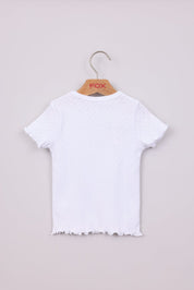 FOX תינוקות בנות חולצה קצרה חולצת פויינטל חולצת פויינטל