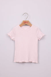 FOX תינוקות בנות חולצה קצרה חולצת פויינטל חולצת פויינטל