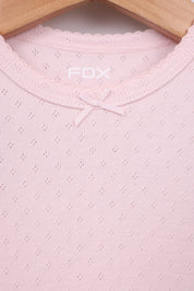 FOX תינוקות בנות חולצה קצרה חולצת פויינטל חולצת פויינטל