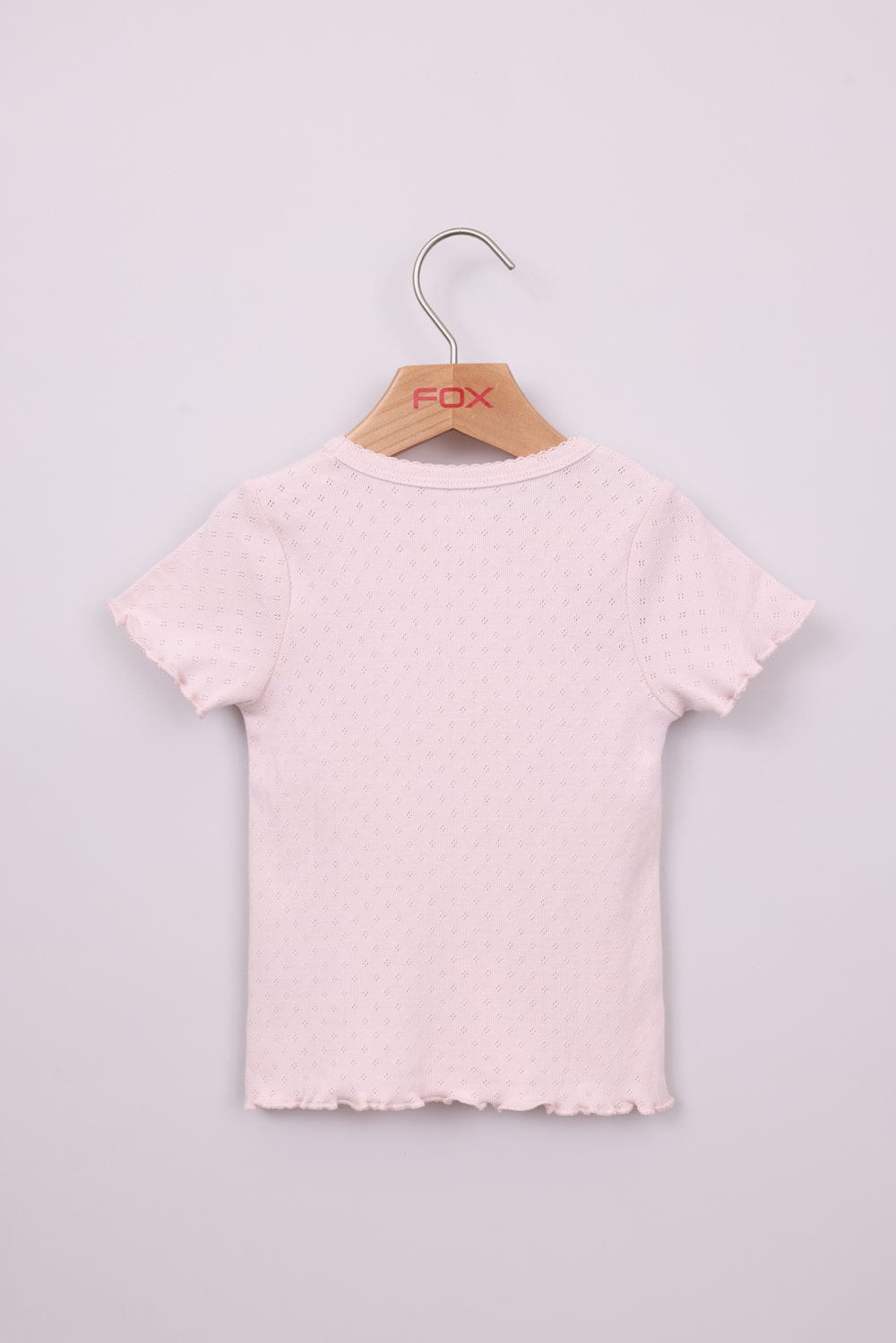 FOX תינוקות בנות חולצה קצרה חולצת פויינטל חולצת פויינטל