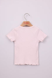 FOX תינוקות בנות חולצה קצרה חולצת פויינטל חולצת פויינטל