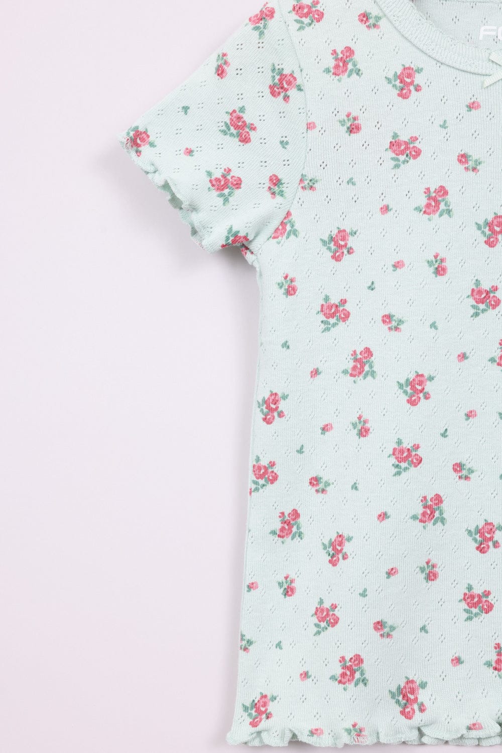 FOX תינוקות בנות חולצה קצרה חולצת פויינטל חולצת פויינטל