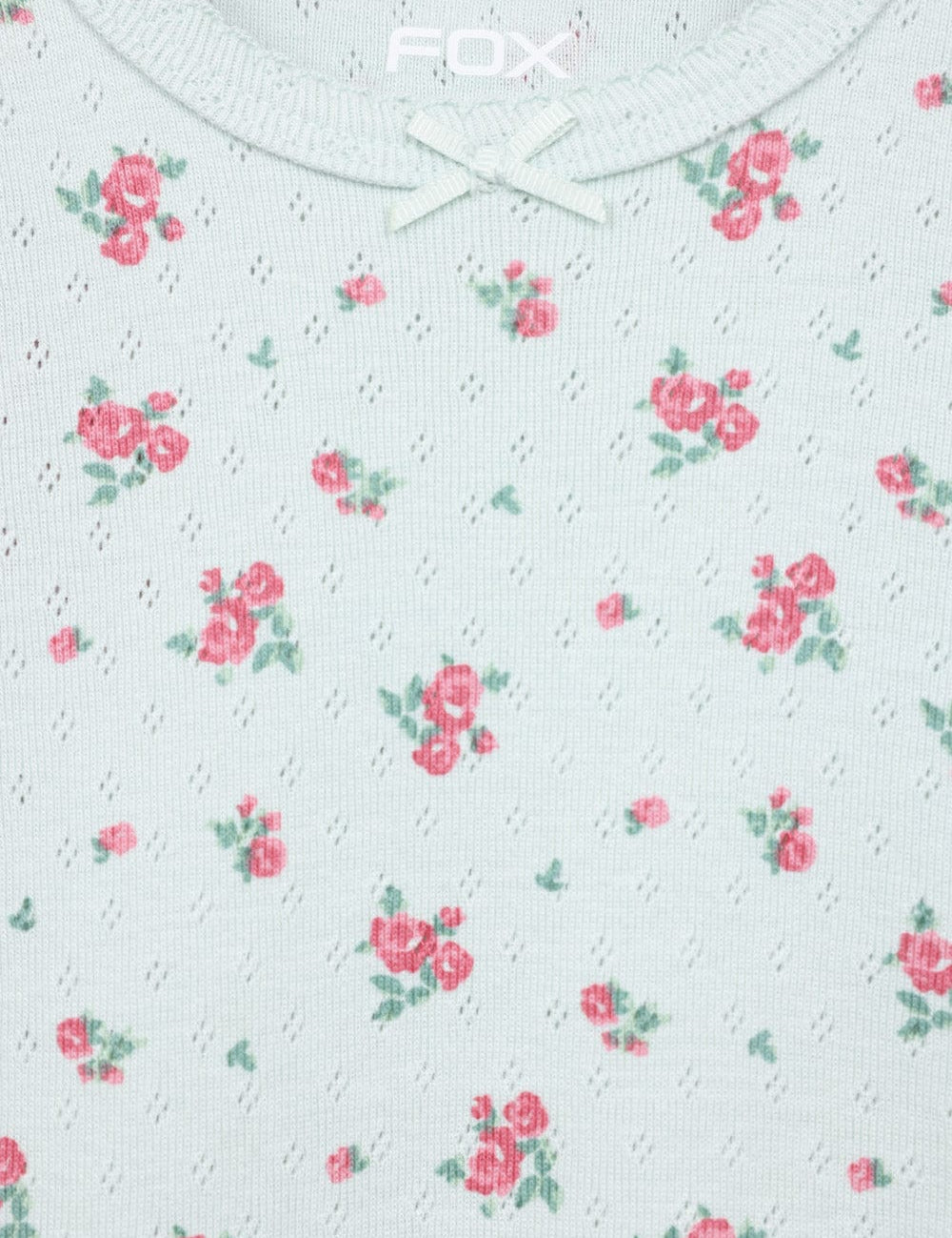 FOX תינוקות בנות חולצה קצרה חולצת פויינטל חולצת פויינטל