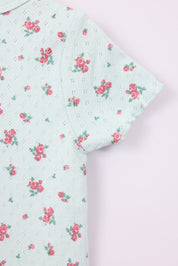 FOX תינוקות בנות חולצה קצרה חולצת פויינטל חולצת פויינטל