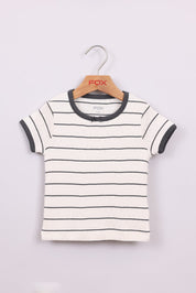 FOX תינוקות בנות חולצה חולצת פסים חולצת פסים