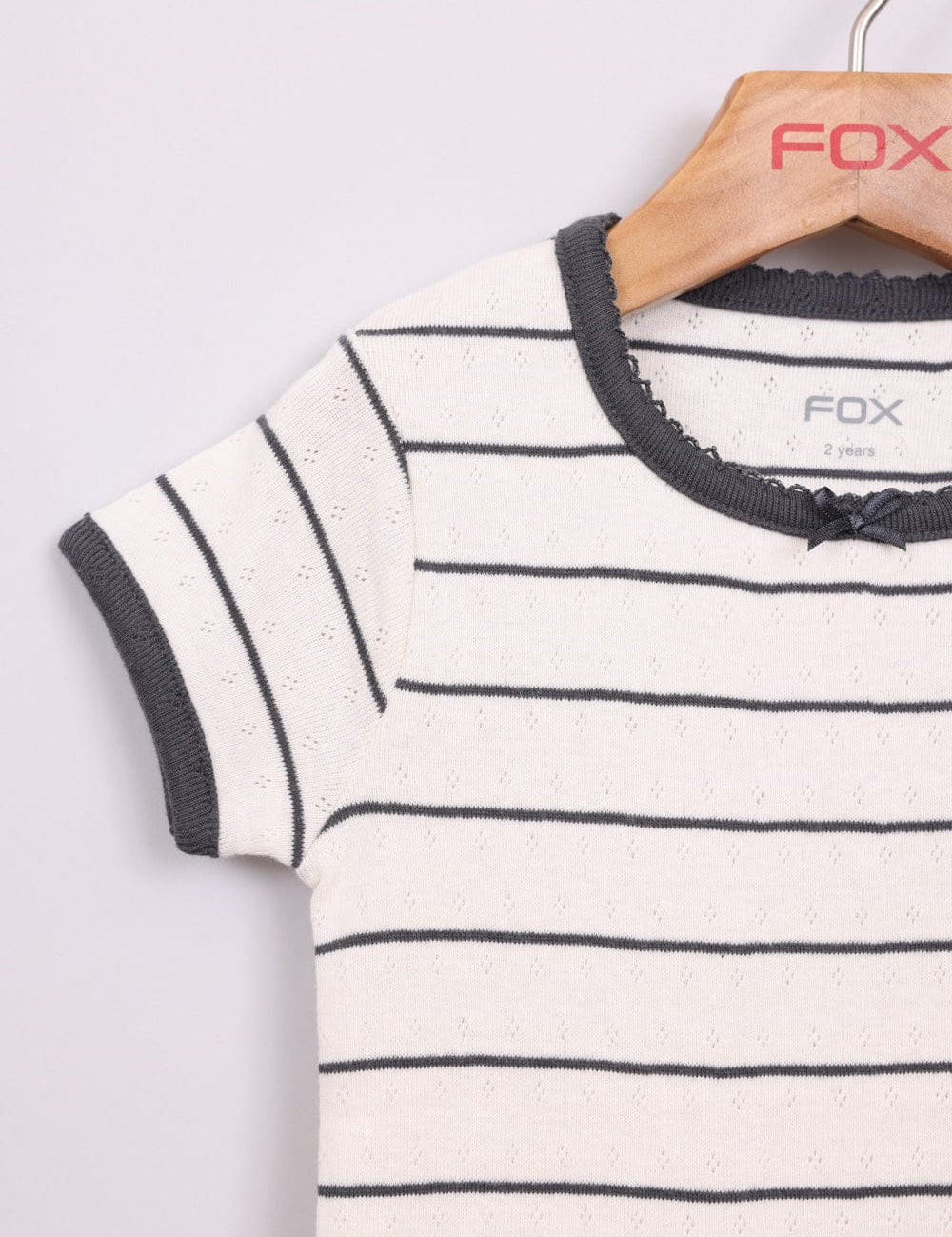 FOX תינוקות בנות חולצה חולצת פסים חולצת פסים