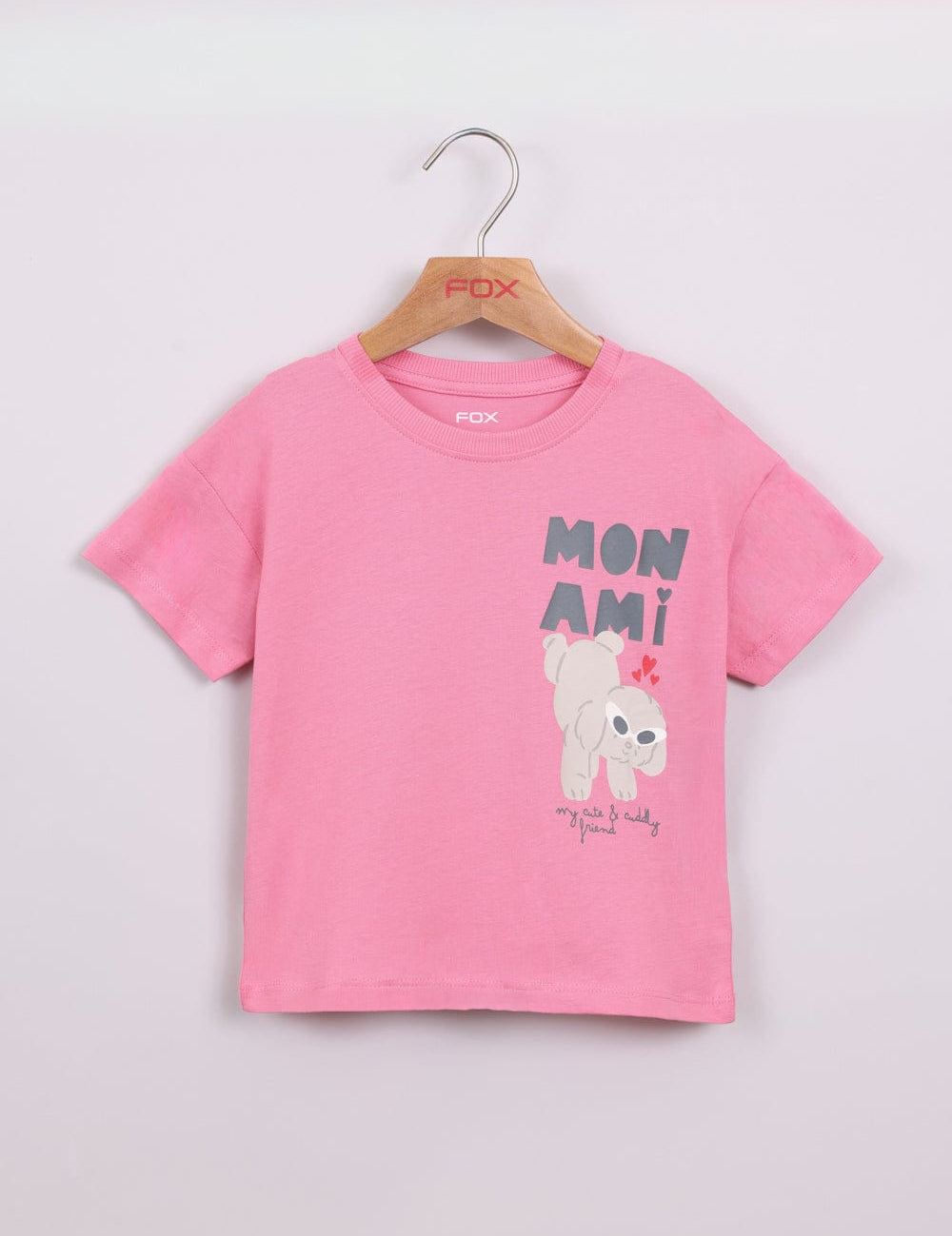 FOX תינוקות בנות חולצה חולצה עם הדפס חולצה עם הדפס