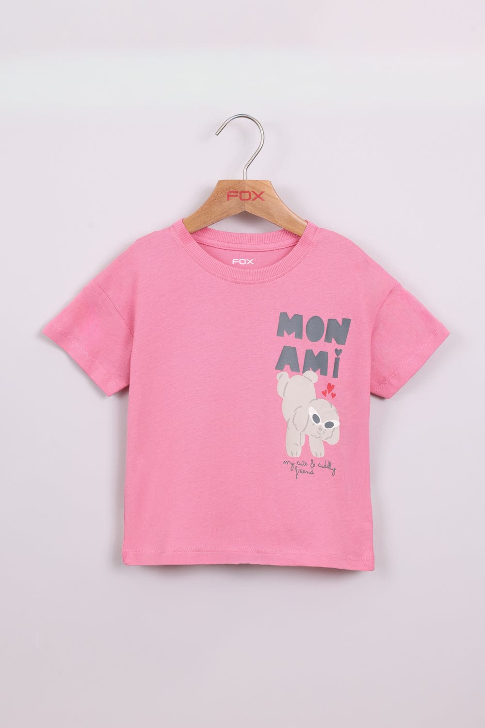 FOX תינוקות בנות חולצה חולצה עם הדפס חולצה עם הדפס