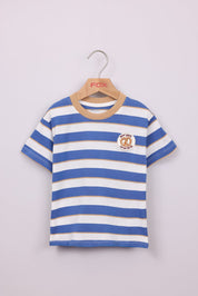 FOX תינוקות בנים חולצה קצרה חולצת פסים חולצת פסים