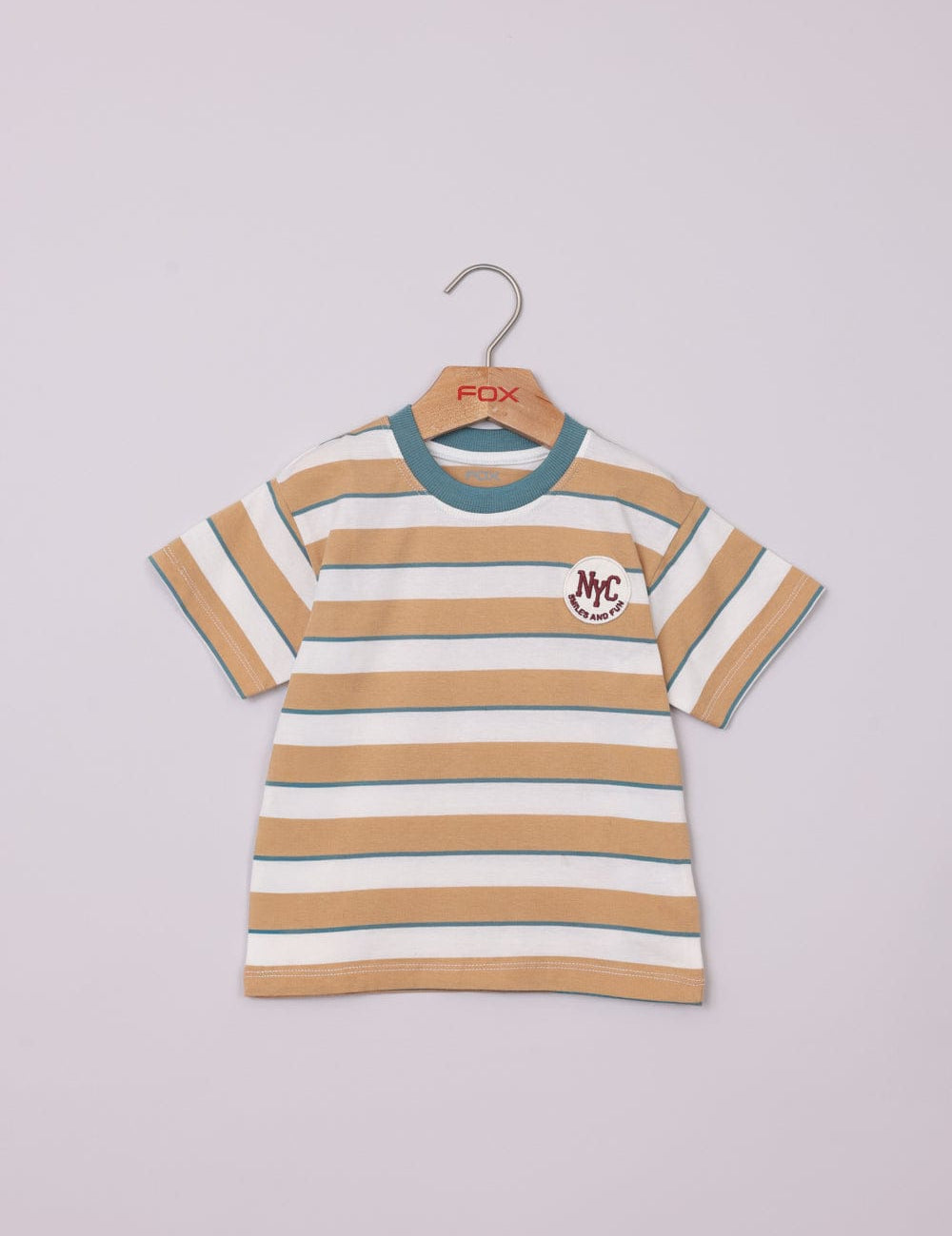 FOX תינוקות בנים חולצה קצרה חולצה עם פסים חולצה עם פסים