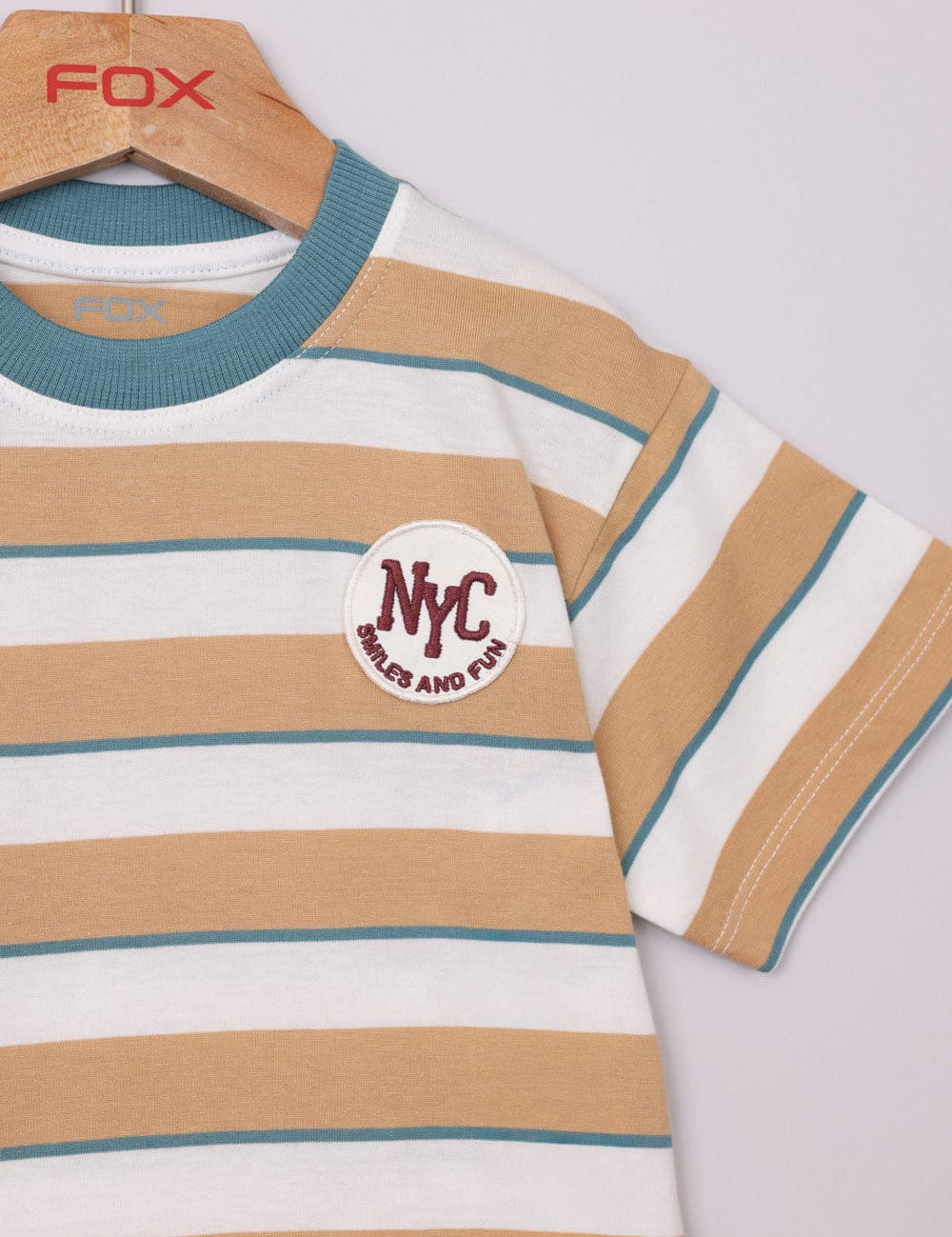 FOX תינוקות בנים חולצה קצרה חולצה עם פסים חולצה עם פסים