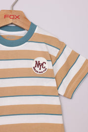 FOX תינוקות בנים חולצה קצרה חולצה עם פסים חולצה עם פסים