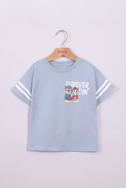 FOX תינוקות בנים חולצה חולצה מפרץ ההרפתקאות עם הדפס חולצה מפרץ ההרפתקאות עם הדפס