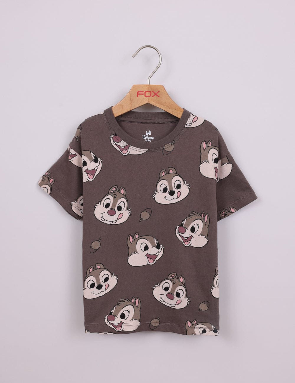 FOX תינוקות בנים חולצה קצרה חולצה ממותגת דיסני חולצה ממותגת דיסני