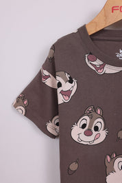 FOX תינוקות בנים חולצה קצרה חולצה ממותגת דיסני חולצה ממותגת דיסני