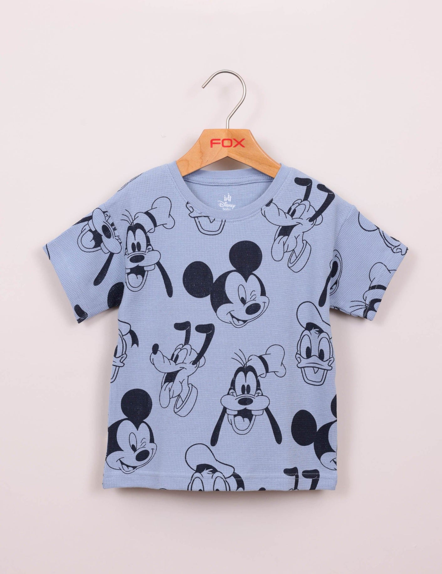 FOX תינוקות בנים חולצה חולצה ממותגת מיקי מאוס דיסני חולצה ממותגת מיקי מאוס דיסני