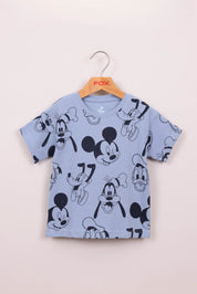 FOX תינוקות בנים חולצה חולצה ממותגת מיקי מאוס דיסני חולצה ממותגת מיקי מאוס דיסני