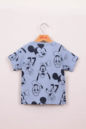 FOX תינוקות בנים חולצה חולצה ממותגת מיקי מאוס דיסני חולצה ממותגת מיקי מאוס דיסני