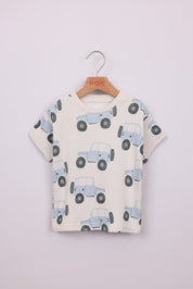 FOX תינוקות בנים חולצה קצרה חולצה עם הדפס חולצה עם הדפס