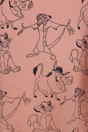 FOX תינוקות בנים חולצה קצרה חולצה ממותגת מלך האריות דיסני חולצה ממותגת מלך האריות דיסני