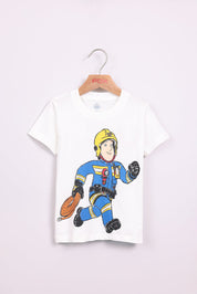 FOX תינוקות בנים חולצה חולצה ממותגת סמי הכבאי חולצה ממותגת סמי הכבאי