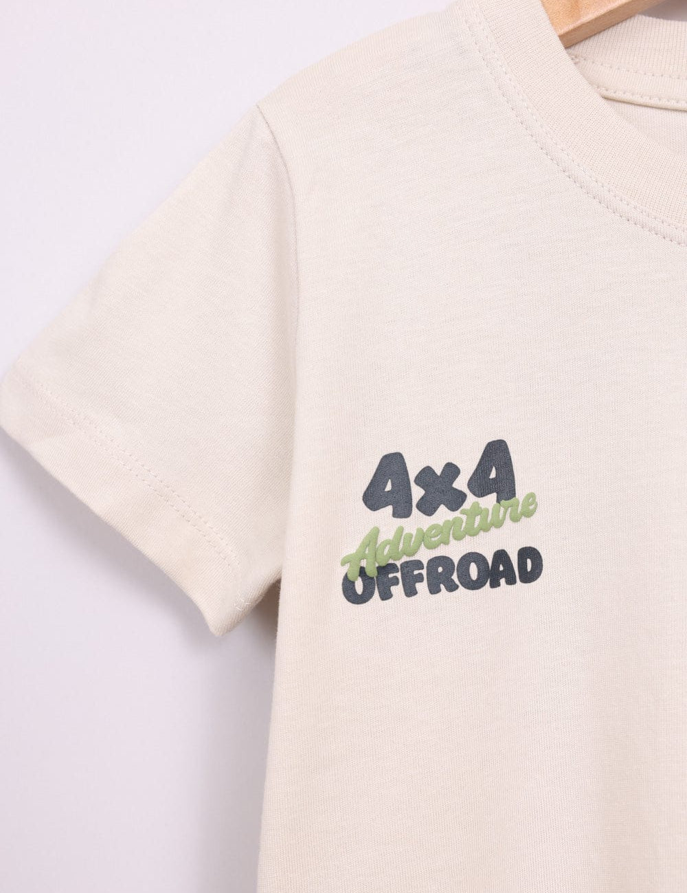 FOX תינוקות בנים חולצה חולצה עם הדפס חולצה עם הדפס