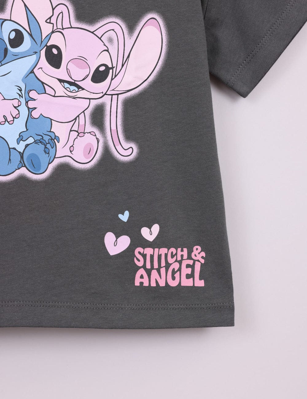 FOX תינוקות בנות חולצה חולצה ממותגת סטיץ' דיסני חולצה ממותגת סטיץ' דיסני