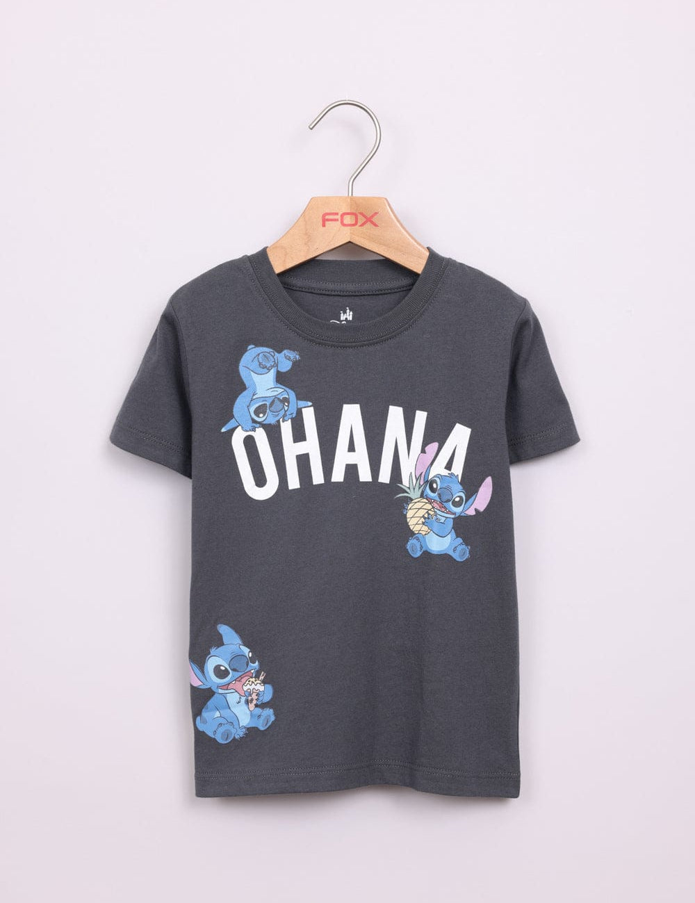 FOX תינוקות בנים חולצה חולצה ממותגת סטיץ' דיסני חולצה ממותגת סטיץ' דיסני