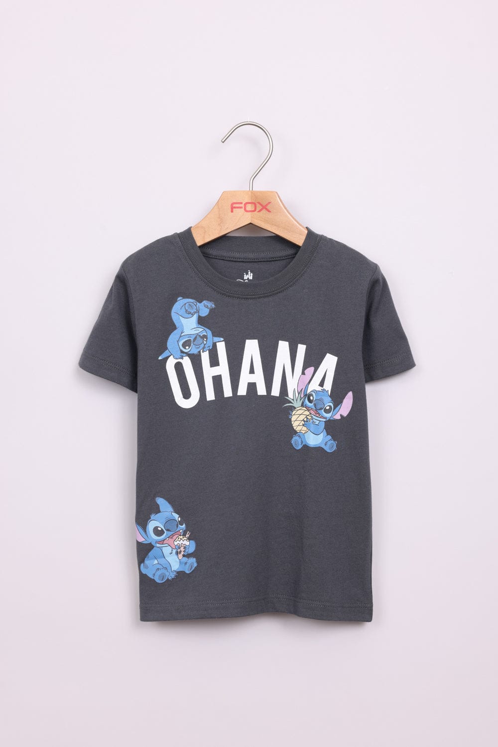 FOX תינוקות בנים חולצה חולצה ממותגת סטיץ' דיסני חולצה ממותגת סטיץ' דיסני