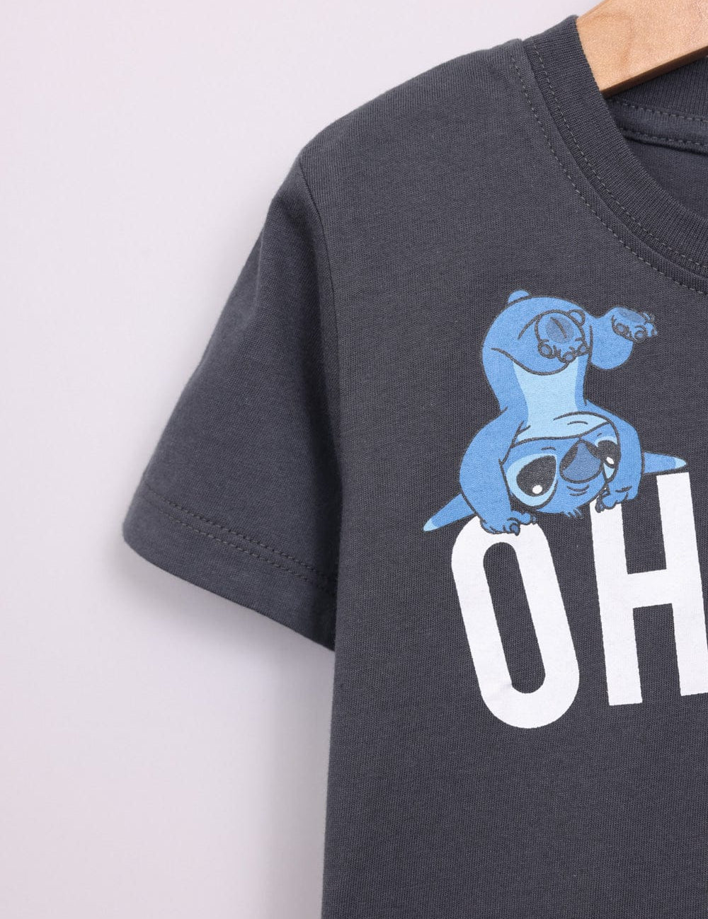 FOX תינוקות בנים חולצה חולצה ממותגת סטיץ' דיסני חולצה ממותגת סטיץ' דיסני